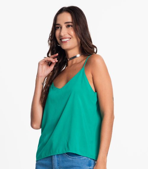 Blusa de Alça Feminina Endless Verde