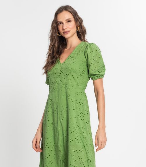 Vestido Midi Longo Feminino Endless Verde