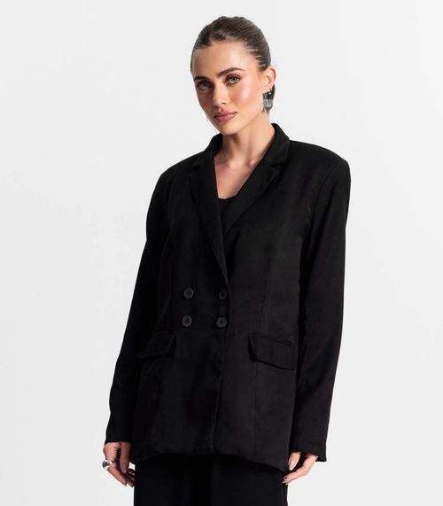 Blazer Feminino Alfaiataria Endless Preto