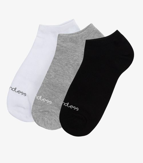Kit 6 Pares De Meias Soquete Adulto Endless Sortido