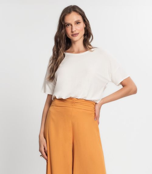 Blusa Feminina Em Viscose Endless Bege