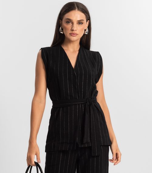 Colete Feminino de Molecotton Endless Preto