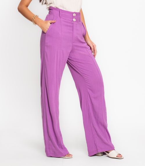 Calça Pantalona Feminina Endless Roxo