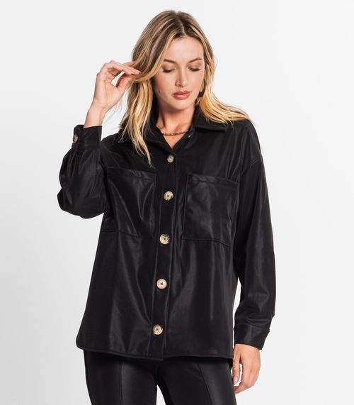 Jaqueta Feminina Em Suede Endless Preto