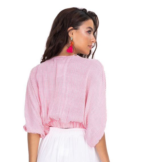 Blusa Feminina Manga 3/4 Endless Rosa