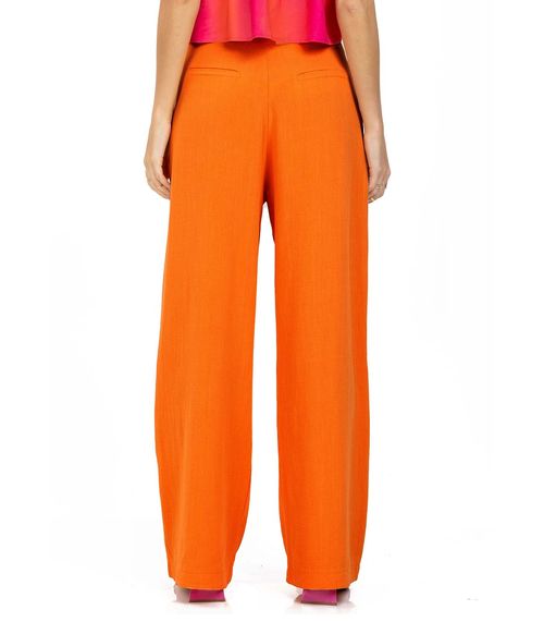 Calça Feminina Linho Strong Endless Laranja