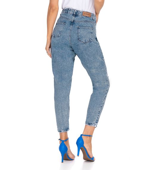Calça Slouch Feminina Endless Azul