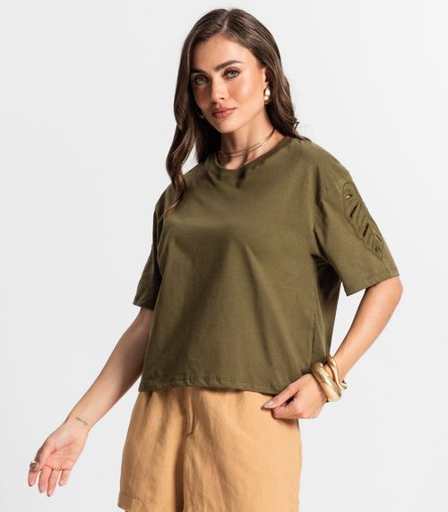 Blusa Feminina Em Meia Malha Endless Verde