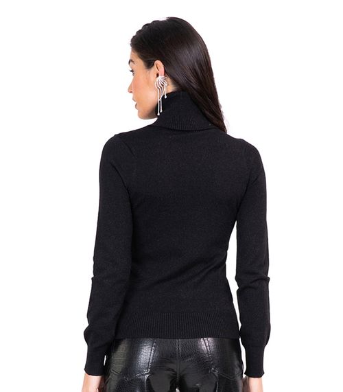 Sueter Feminino Gola Alta Endless Preto