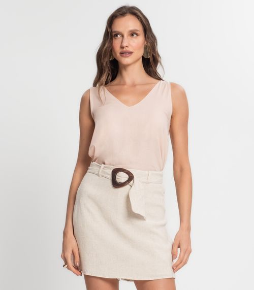 Regata Feminina Com Decote V Endless Rosa