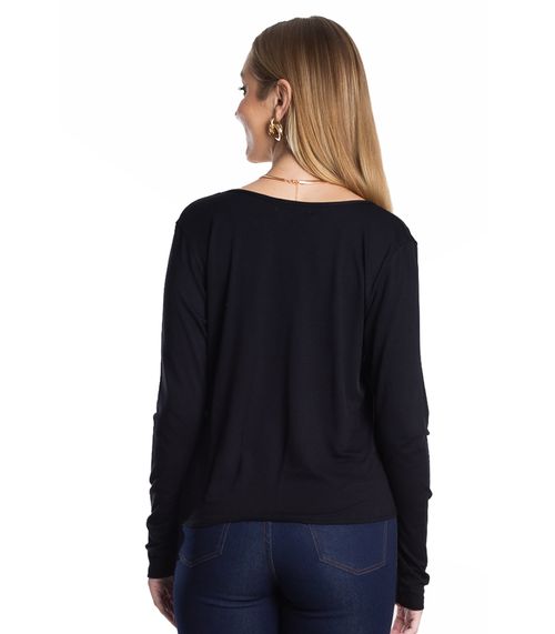 Blusa Manga Longa Endless Preto