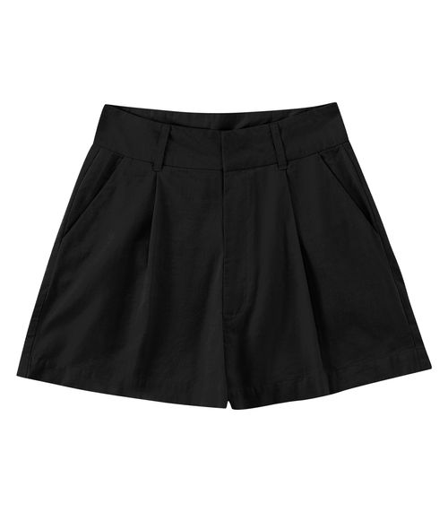 Shorts de Linho Feminino Endless Preto
