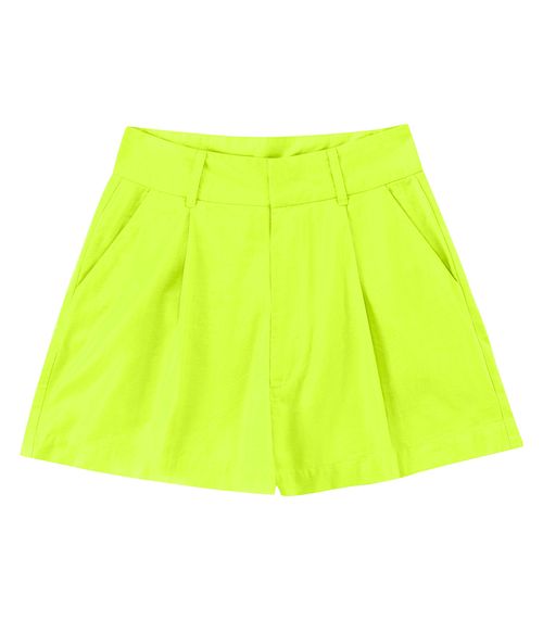 Shorts de Linho Feminino Endless Verde