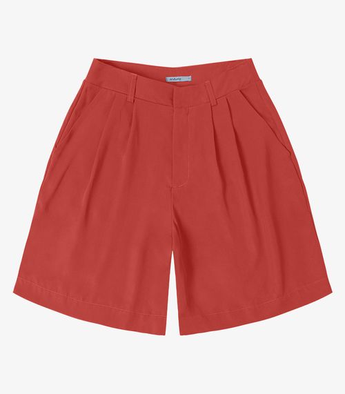 Bermuda Feminina Com Bolsos Endless Marrom