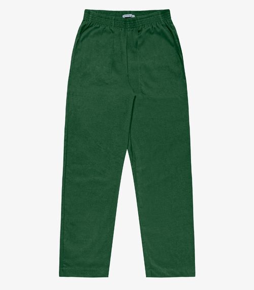 Calça Feminina Em Linho Com Bolsos Endless Verde