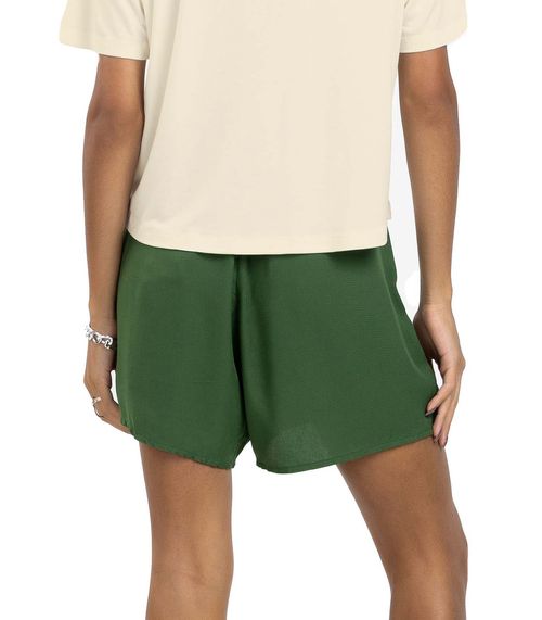 Shorts Feminino Faixa Dupla Viscose Endless Verde