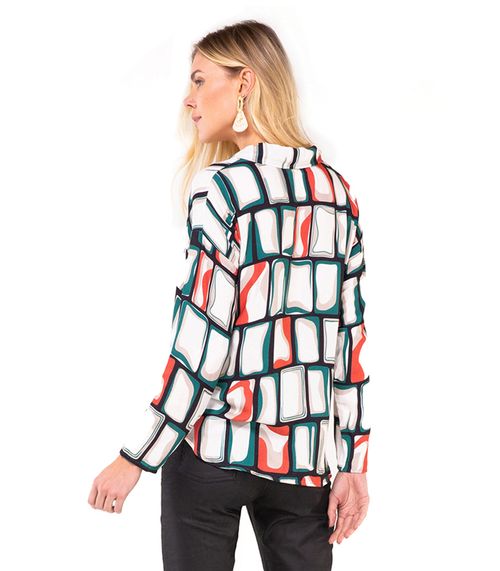 Camisa Feminina com Botões Endless Verde