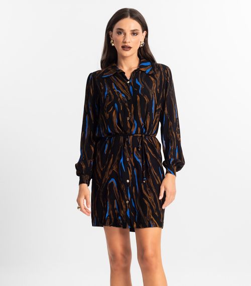 Vestido Feminino Chemise Endless Preto