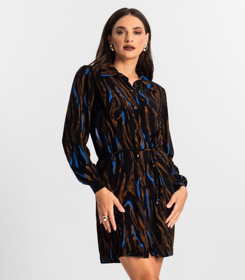 Vestido Feminino Chemise Endless Preto