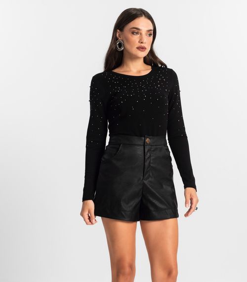 Blusa Feminina Manga Longa Endless Preto