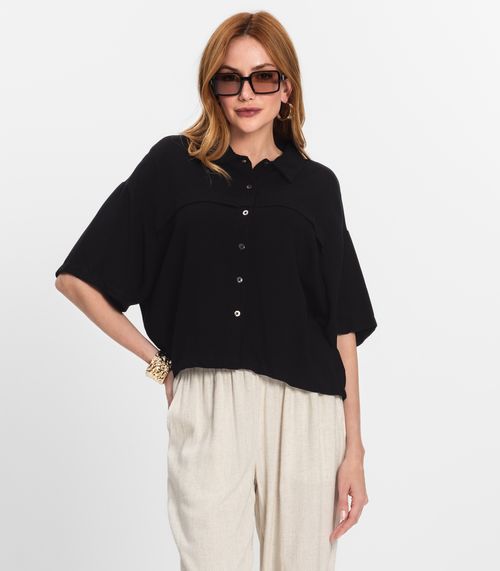 Camisa Feminina Endless Preto