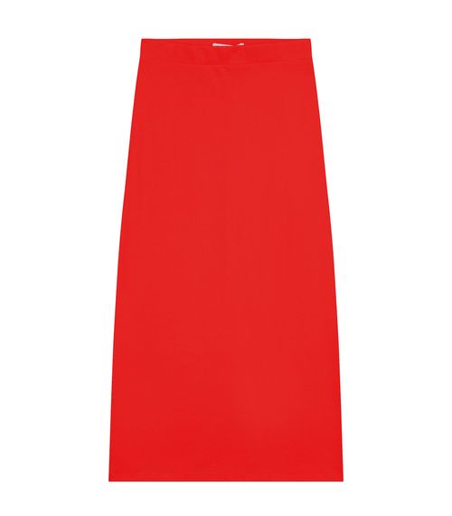 Saia Midi De Ribana Feminina Endless Laranja