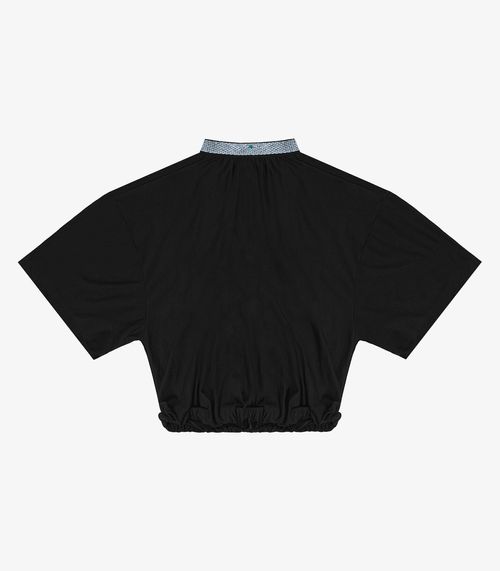 Blusa Feminina Gola Alta Endless Preto