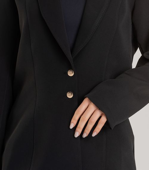 Blazer Alfaiataria Ferminino Endless Preto