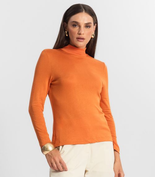 Blusa Feminina Manga Longa Endless Laranja