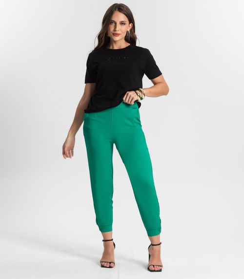 Calça Em Viscose Feminina Endless Verde