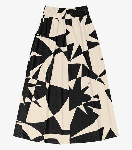 Saia Midi Endless Preto