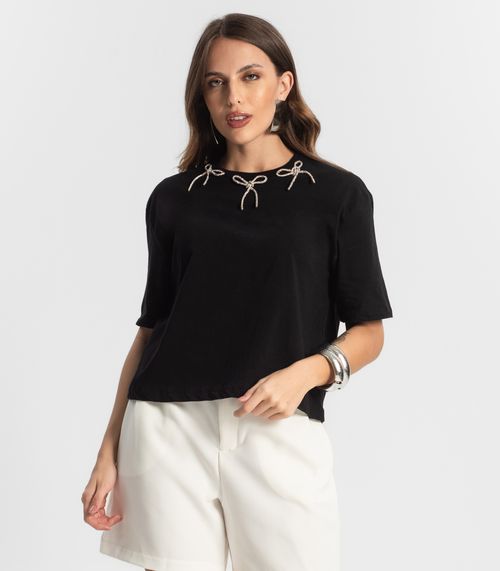 Camiseta Feminina Endless Preto