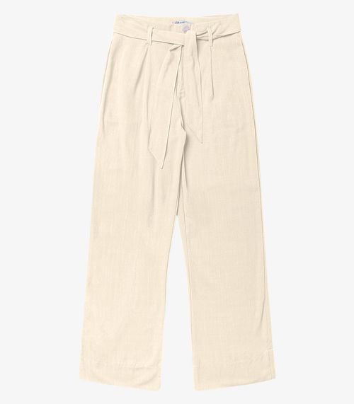 Calça Feminina Em Linho Endless Bege