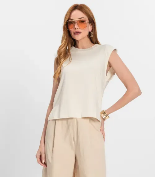 Regata Feminina Endless Bege