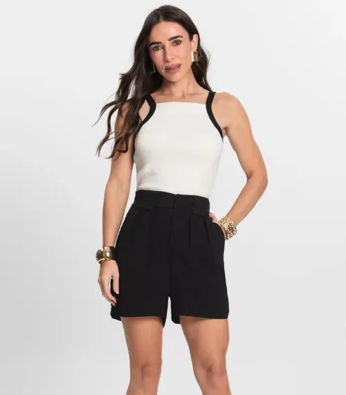 Shorts Feminino Cós Duplo Air Flow Endless Preto