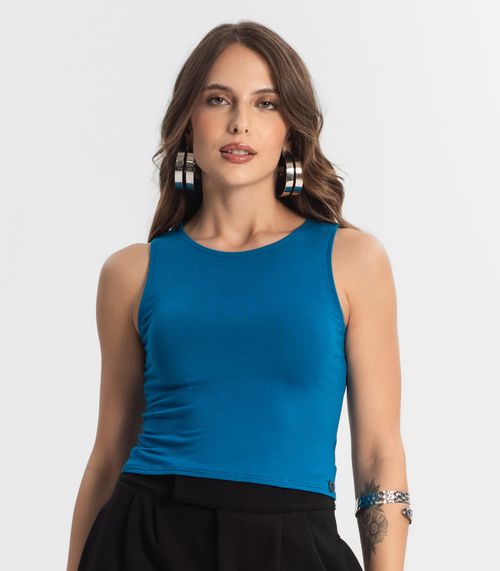 Regata De Viscotorcion Básica Feminina Endless Azul