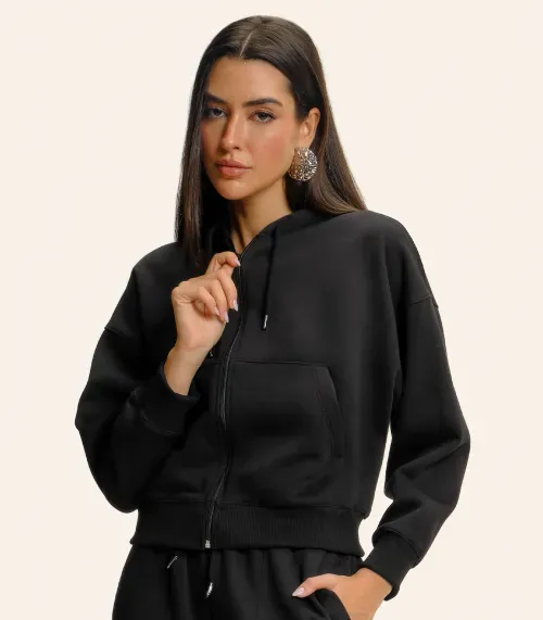 Jaqueta Feminina com Capuz Endless Preto