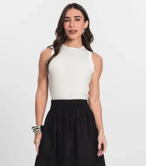 Regata Feminina em Ribana Endless Bege