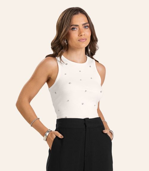 Regata em Ribana Feminina Endless Bege