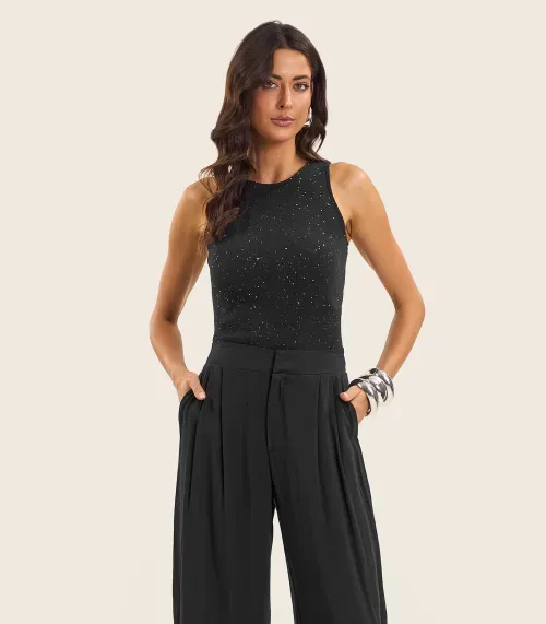 Regata Feminina em Ribana Endless Preto