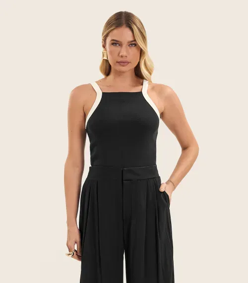 Regata Feminina em Ribana Endless Preto