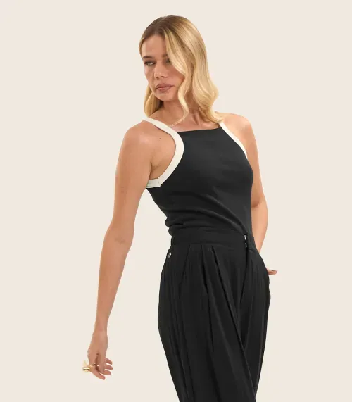 Regata Feminina em Ribana Endless Preto