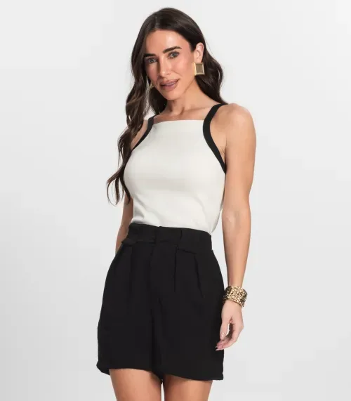 Regata Feminina em Ribana Endless Bege