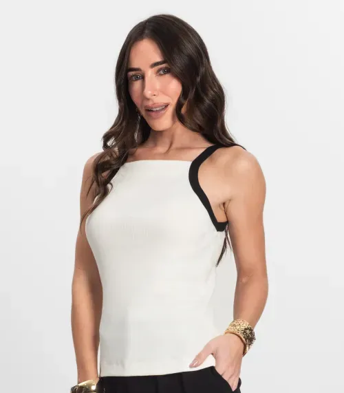 Regata Feminina em Ribana Endless Bege