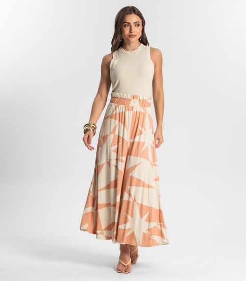 Saia Midi Endless Marrom