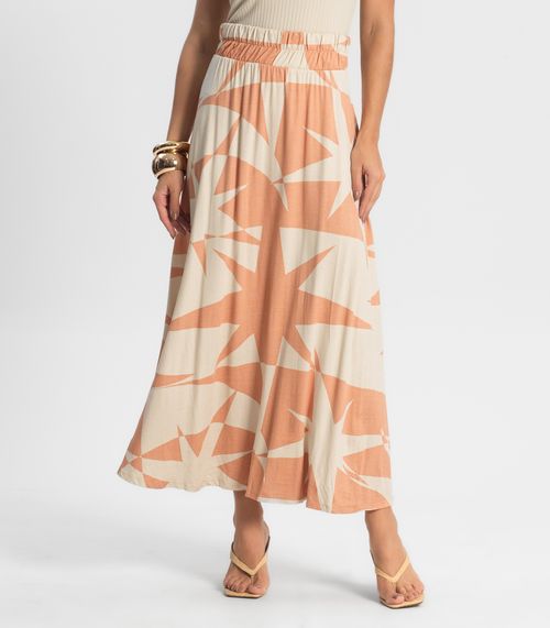 Saia Midi Endless Marrom