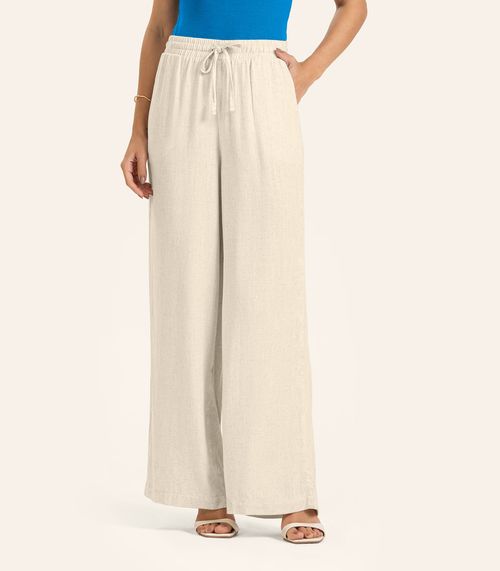 Calça Linho Strong Feminina Endless Bege