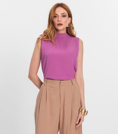 Regata Feminina Gola Alta Endless Rosa