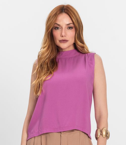 Regata Feminina Gola Alta Endless Rosa