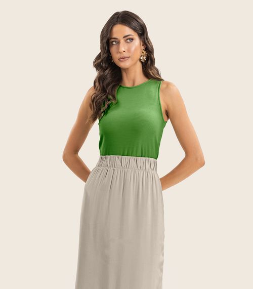 Regata Feminina em Poly Gorgurinho Endless Verde